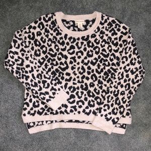 Yet Again leopard print sweater
